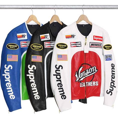supreme vanson leather jacket replica